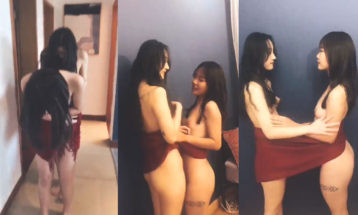 Clip Sex Hot Nhất Hôm Nay | 2 em cùng giành nhau khăn tắm