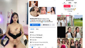 Stripchat | Em idol HoangKimLy vú ngon xăm hoa hồng lộ mặt livestream thủ dâm show lồn vú cực ngon